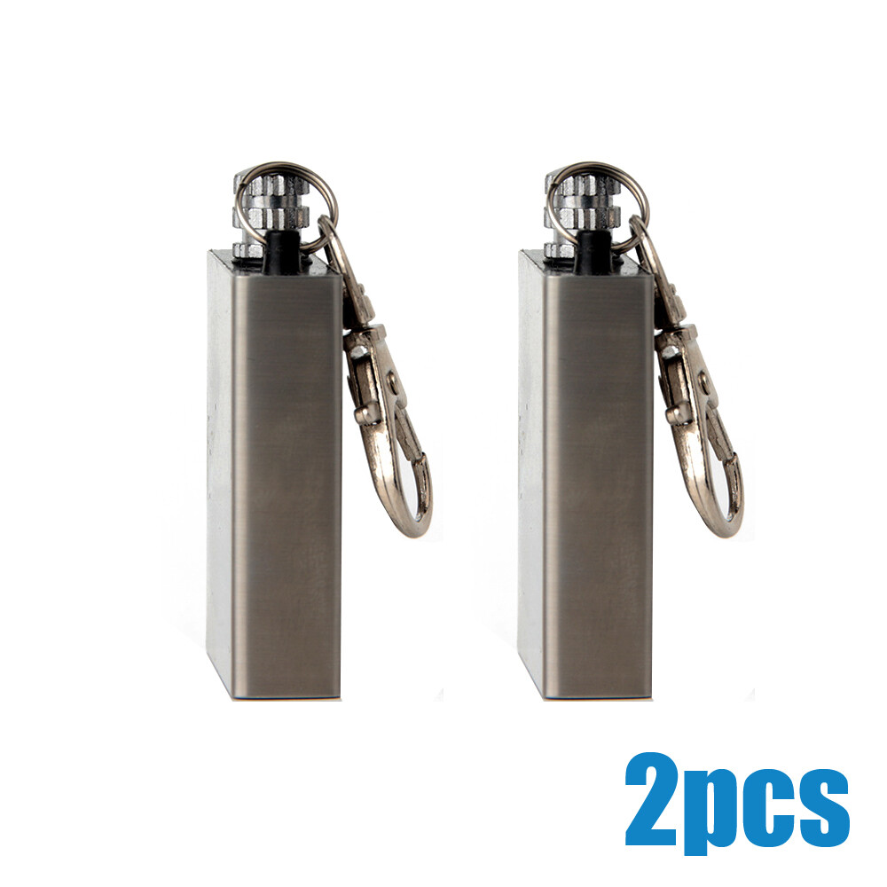 2Pcs Lighter Flint Magnesium Emergency Fire Starter Survival Tools Water-proof