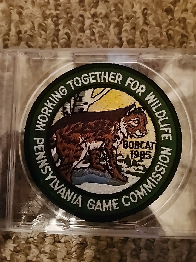 1985 Bobcat Working Together For Wildlife Patch