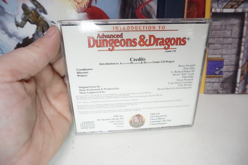 Introduction to Advanced Dungeons & Dragons TSR 1134 No Dice