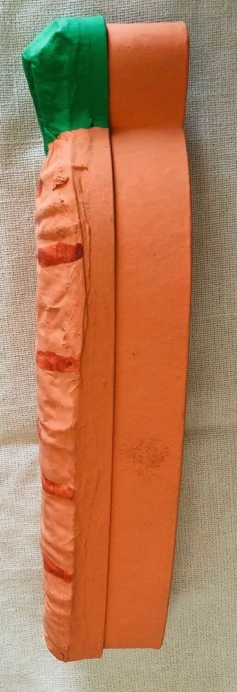 Vintage Joseph Schmidt Confections Chocolate DECORATIVE CANDY BOX EASTER CARROT