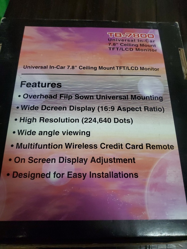 Ceiling Mount TFT/LCD MONITOR