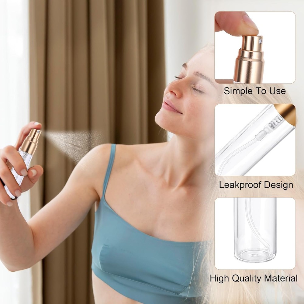 20 Pack 5ml Atomizer Glass Spray Bottles Mini Perfume...