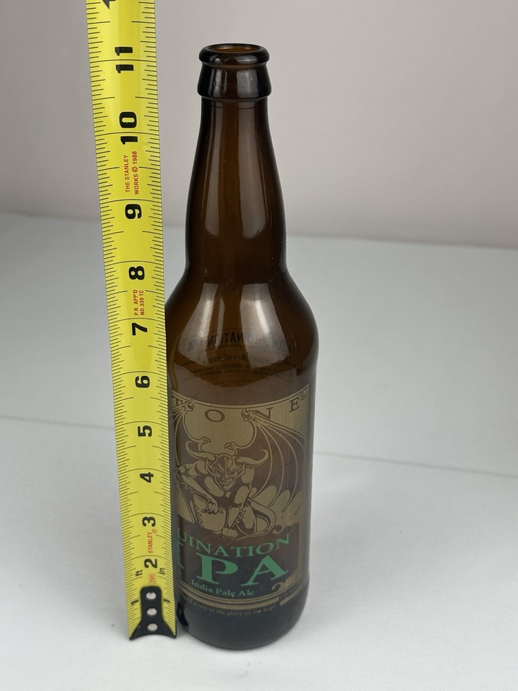 Stone Ruination India Pale Ale Bottle Empty