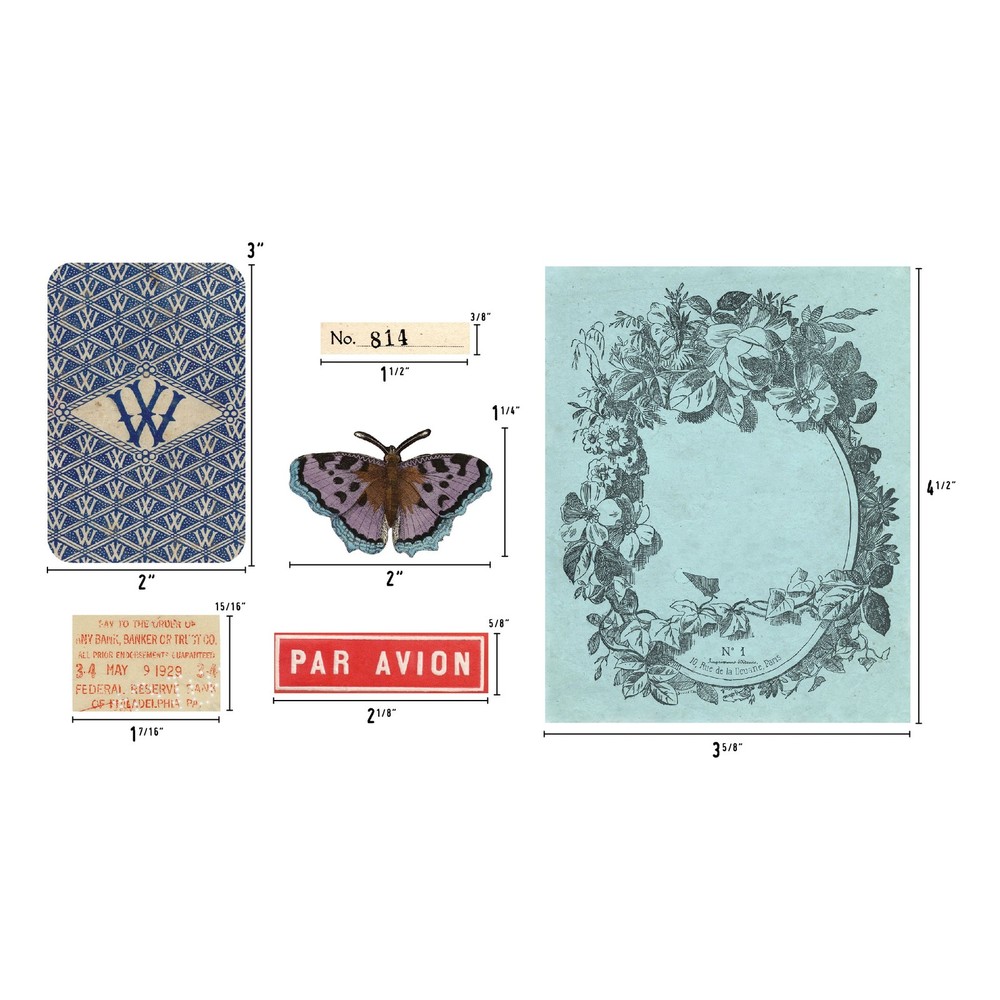 Idea-Ology Ephemera Pack 136/Pkg-Palette