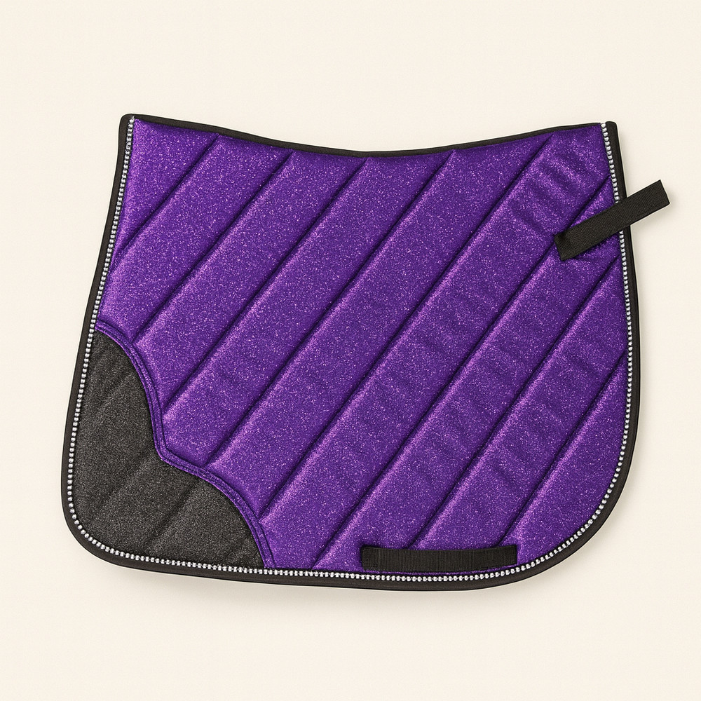 Saddle Pad Set with Ear Bonnet and Blushing Boots