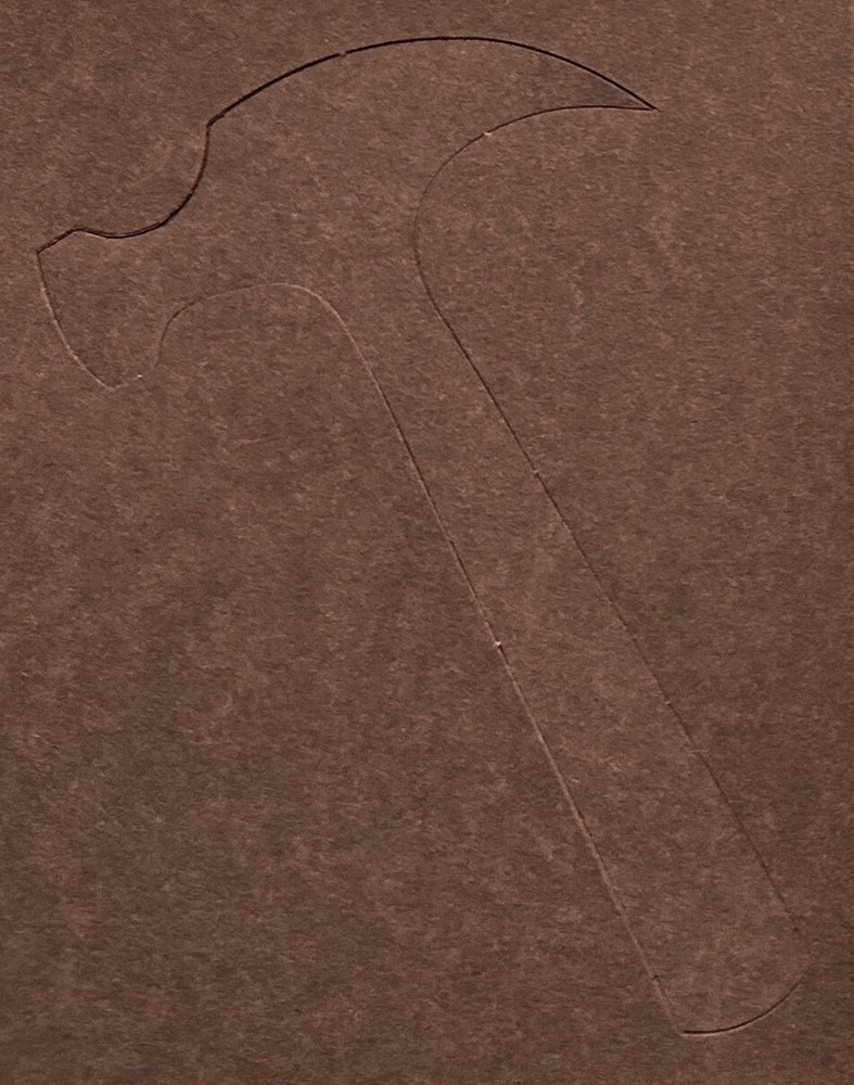 Creative Memories Die Cut  - Hammer - Black