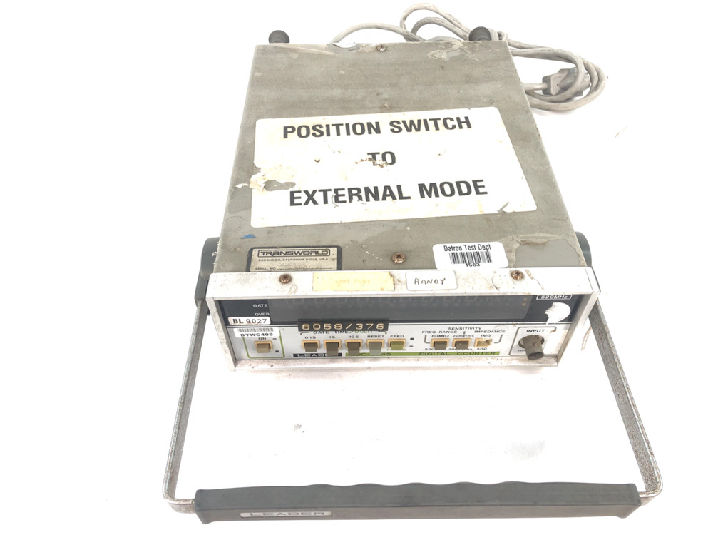 LEADER ELECTRONICS LDC-824S 520MHZ DIGITAL FREQUENCY COUNTER