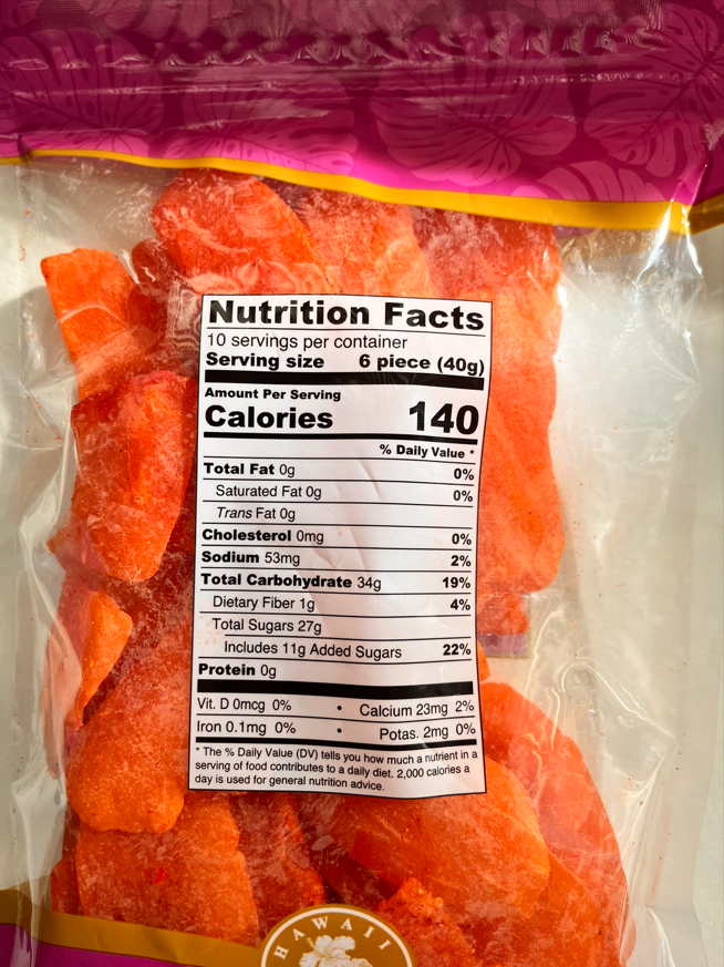 ALOHA GOURMET Li Hing Mango Slices 14 oz.