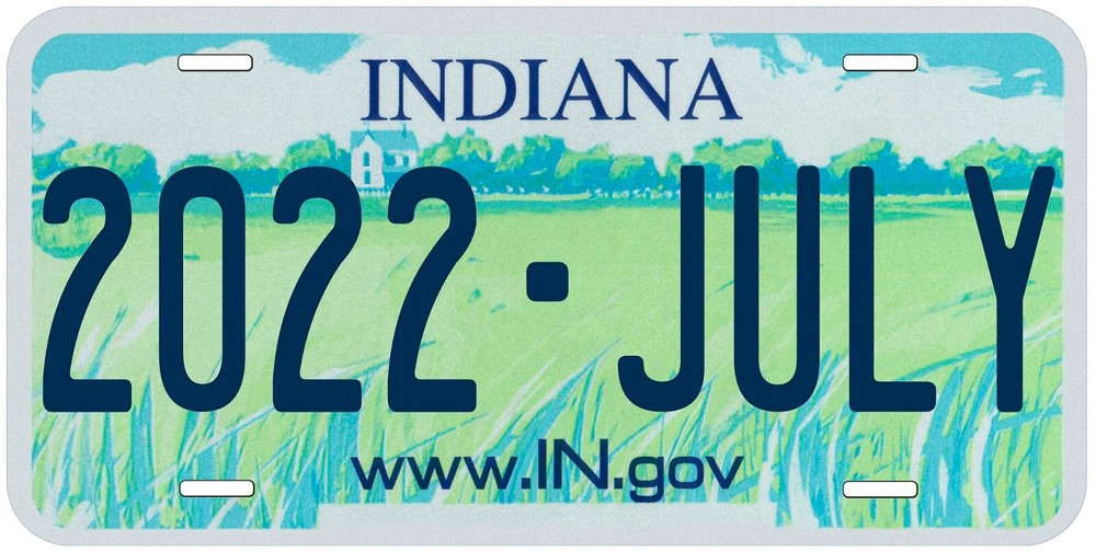 Personalized Indiana 2003 Car License Plate Any Text