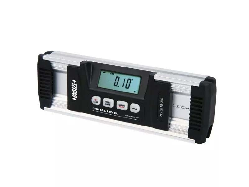 Insize 2175-360 Digital Level And Slope Meter Protractor Resolution: 0.05°
