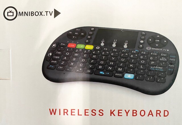 2.4GHZ Wireless 92 quick keys mini keyboard touchpad for PC Android Xbox 360 new