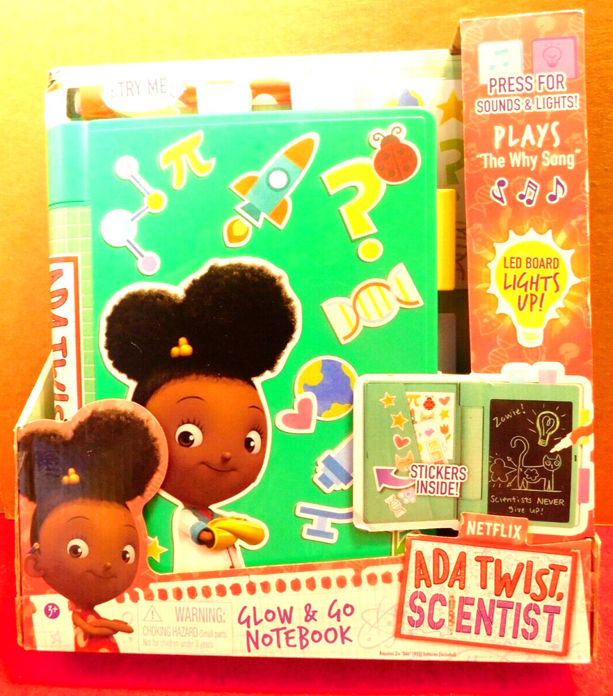Just Play~ADA Twist Scientist Glow & Go Notebook NEW!!