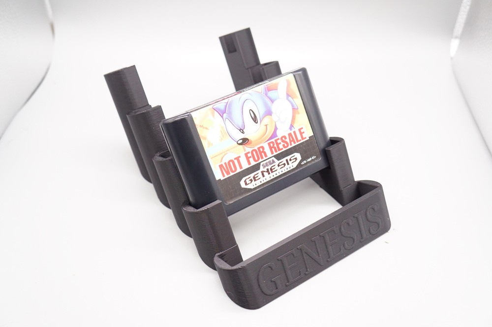 Custom Stack Display Holder for SEGA Genesis Cartridges *Holds 5*