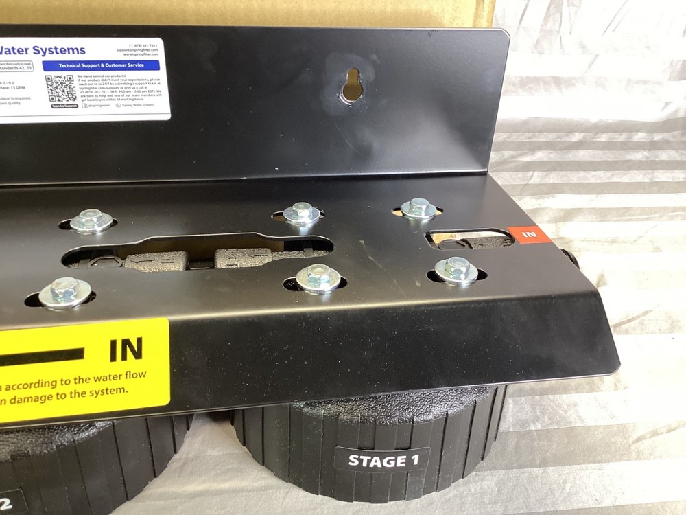 iSpring Whole House Water Filter System WGB32BM - MOUNT WITH 3 LIDS ONLY