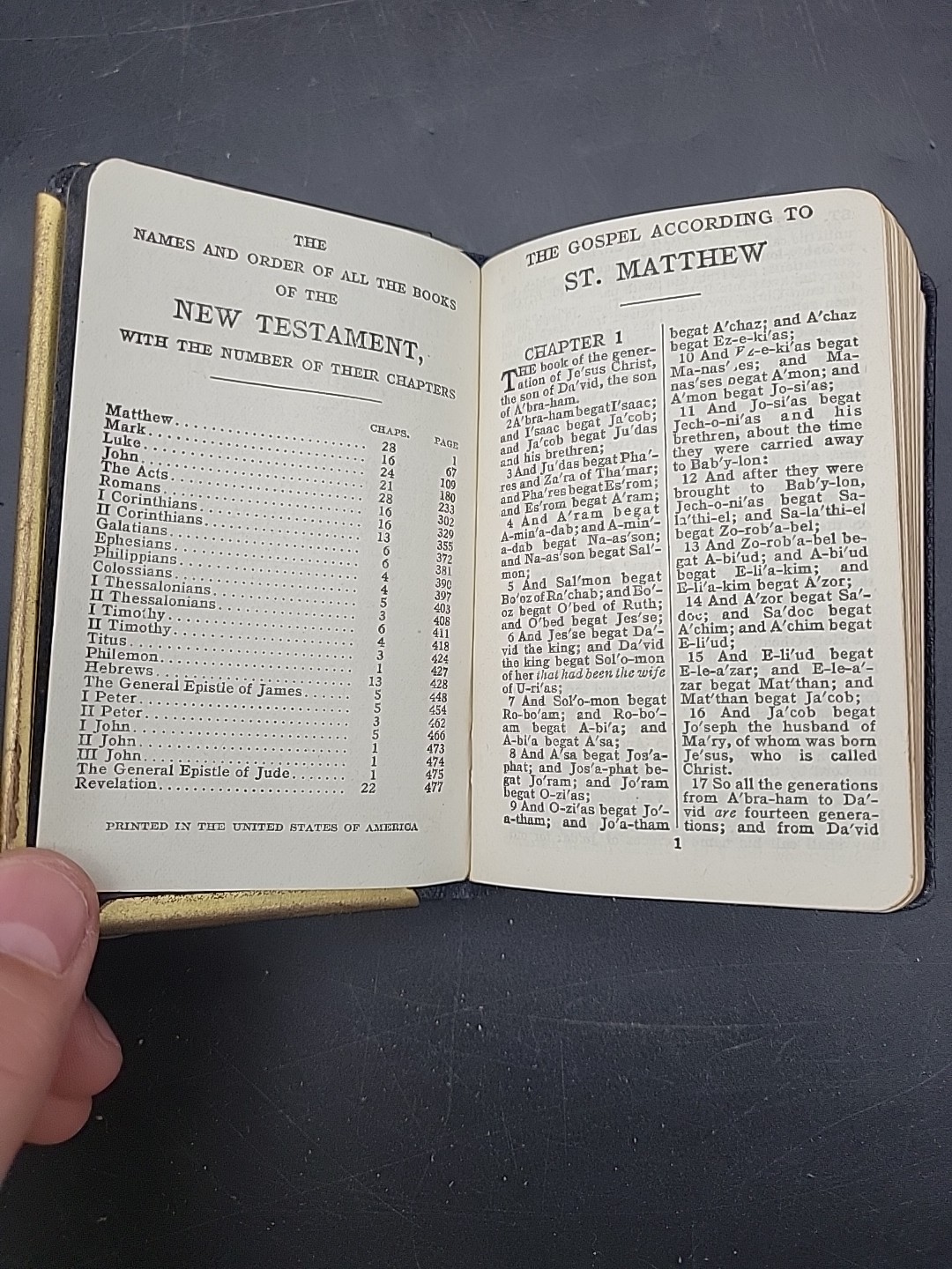 WWII Bible - Metal cover - May This Protect You