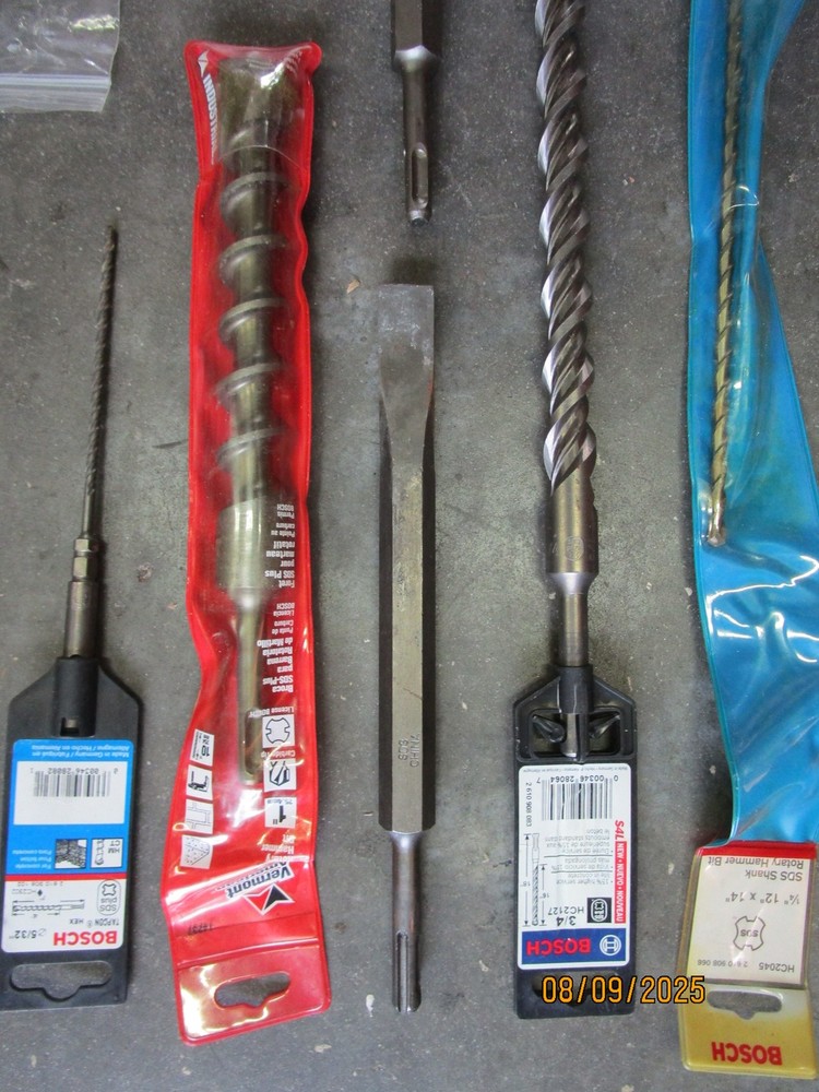 12 SDS Plus Concrete Bits