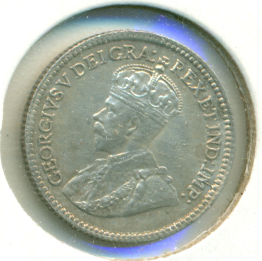 1913 CANADA SILVER FIVE CENTS, NICE EXTRA FINE, GREAT PRICE!