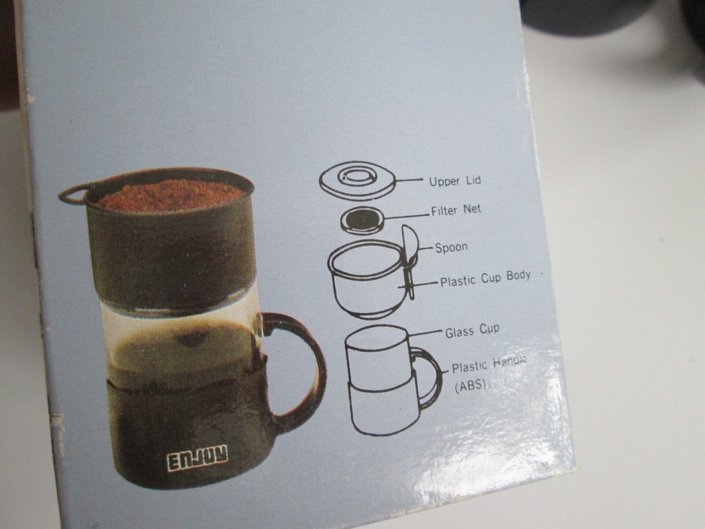 Set 2 Personal Coffee Tea Maker by Enjoy Coffee Cup Filter Net Single Serving