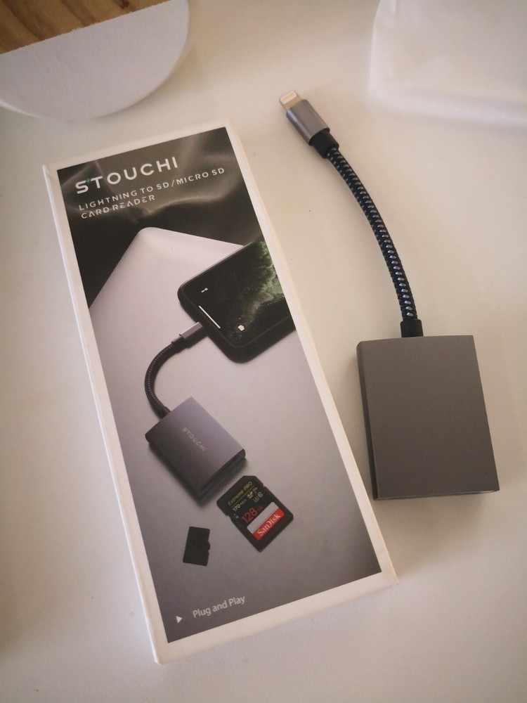 NEW SD Card Reader for iPhone/iPad/Macbook,Cameras, and More.