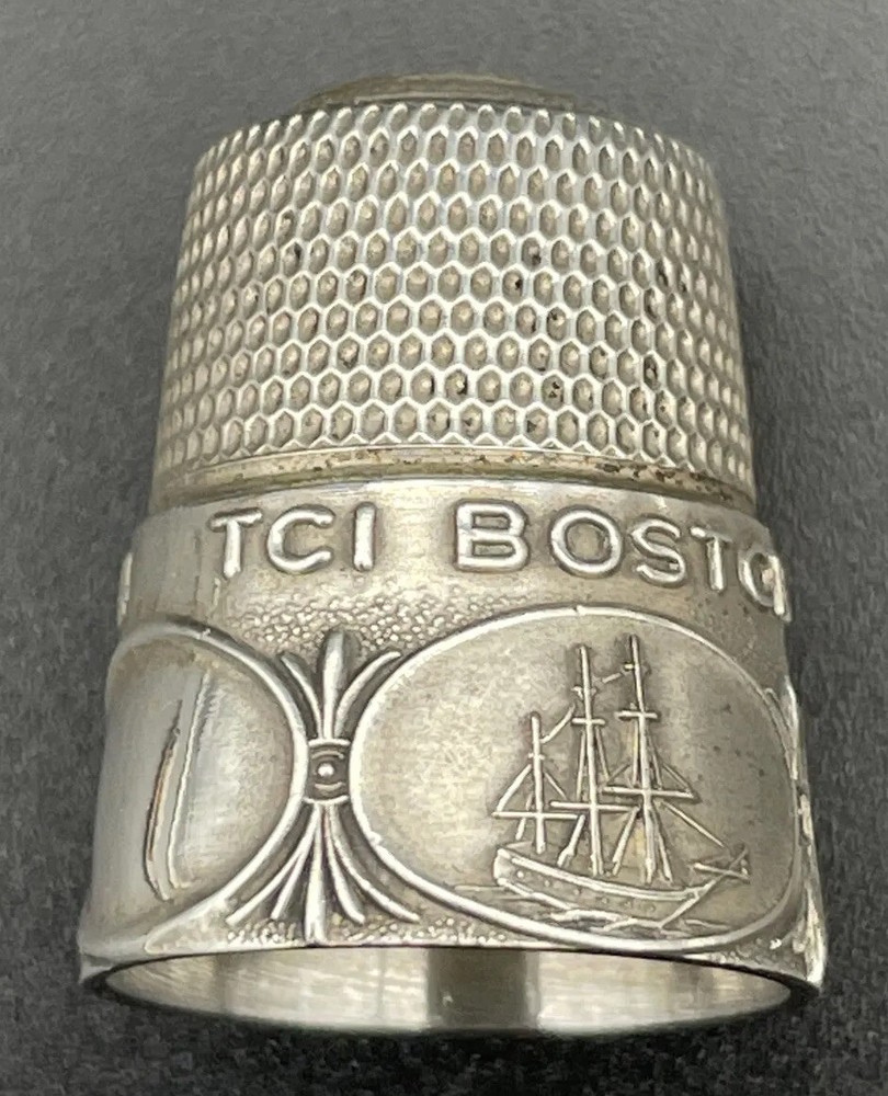 Sterling Silver Thimble TCI Boston Convention 2004 Simons