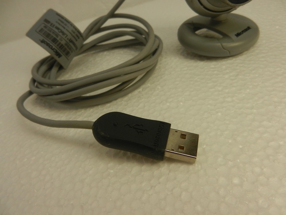 Microsoft LifeCam VX-6000 Webcam Gray Grey USB