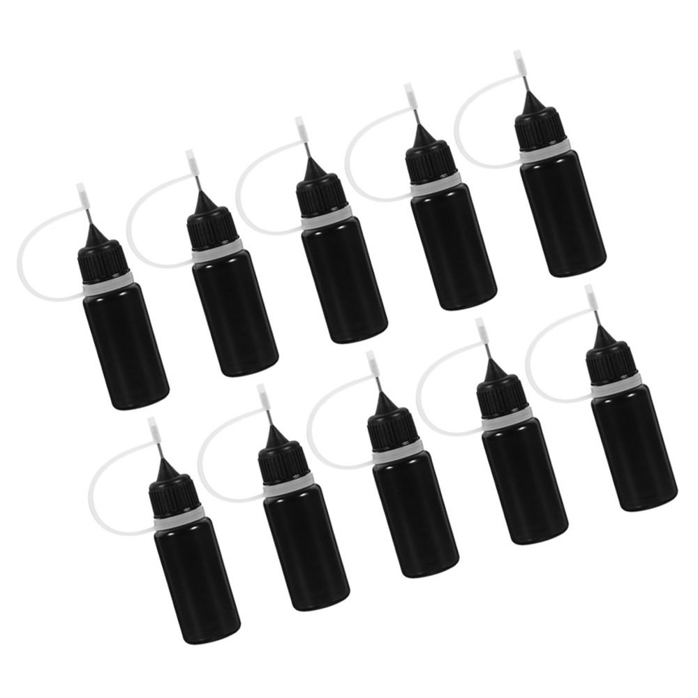 30 Pcs Plastic Squeeze Bottles Precision Fine Tip Paint Applicator