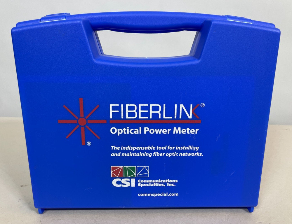 Fiberlink Optical Power Meter with test cables