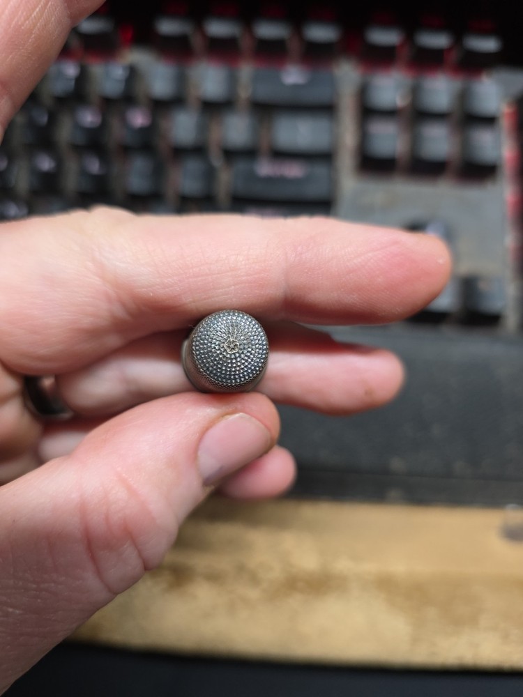 Vintage Thimble Marked STERLING Size 9 Marked