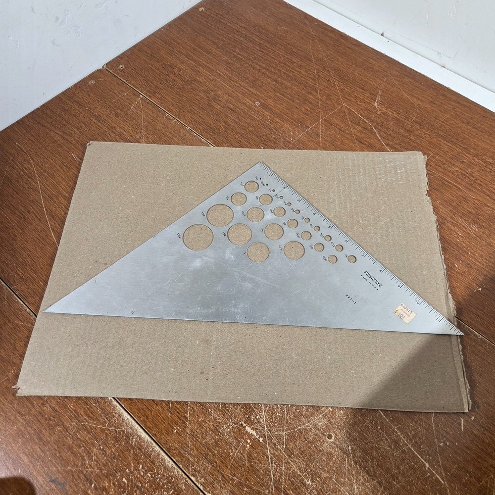 Vintage Drafting Triangle Tool Fairgate 227-T USA