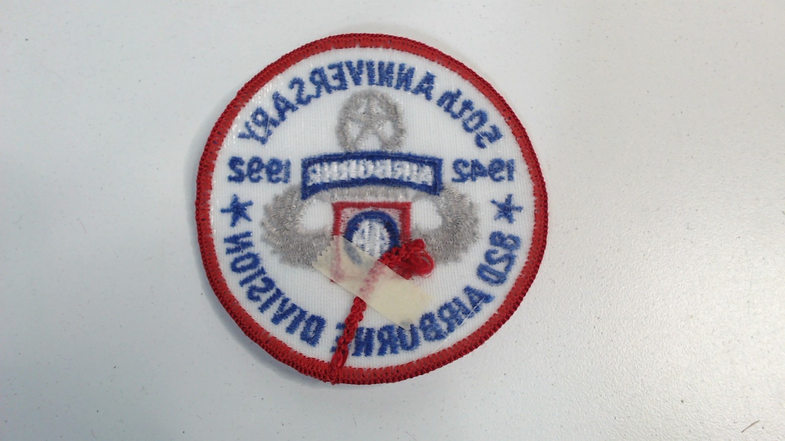 US ARMY 82ND AIRBORNE 50th ANNIVERSARY Patch WWII Commemorative