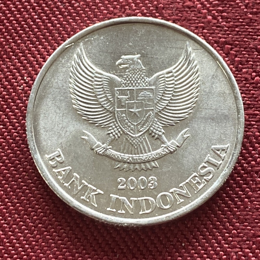 Indonesia 500 Rupiah 2003 Big Coin & 200 Rupiah 2003