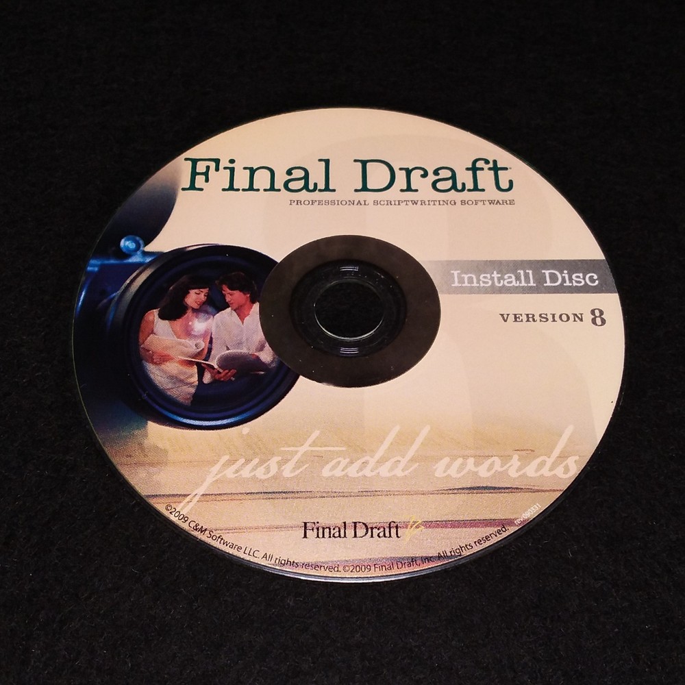 Final Draft - Version 8 - Educational Version - Windows / Mac Software - 2009