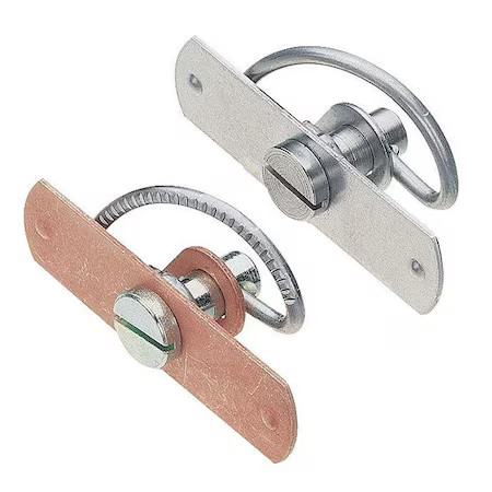 Spring-Cam Latch, Nonlocking, Zinc Plated,  4Rpy6