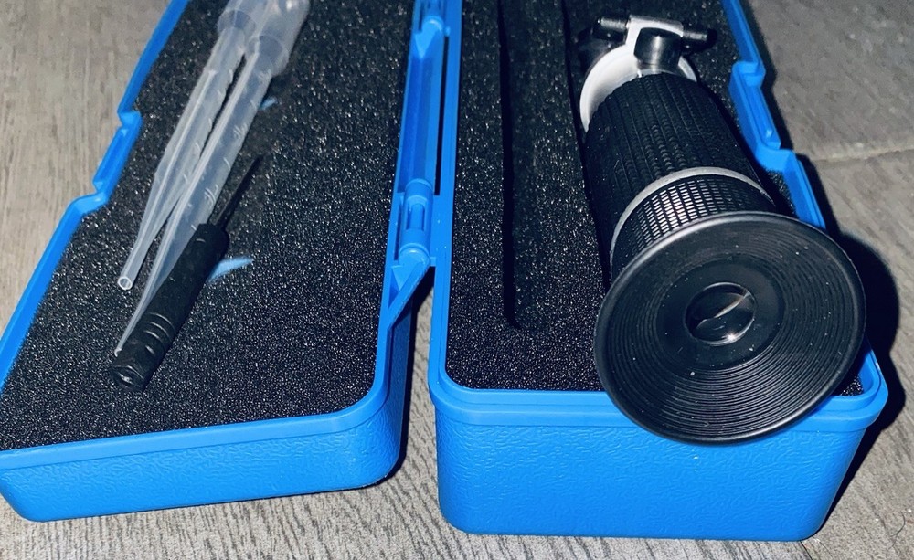 ATC Portable Handheld Refractometer with Case and Accessories