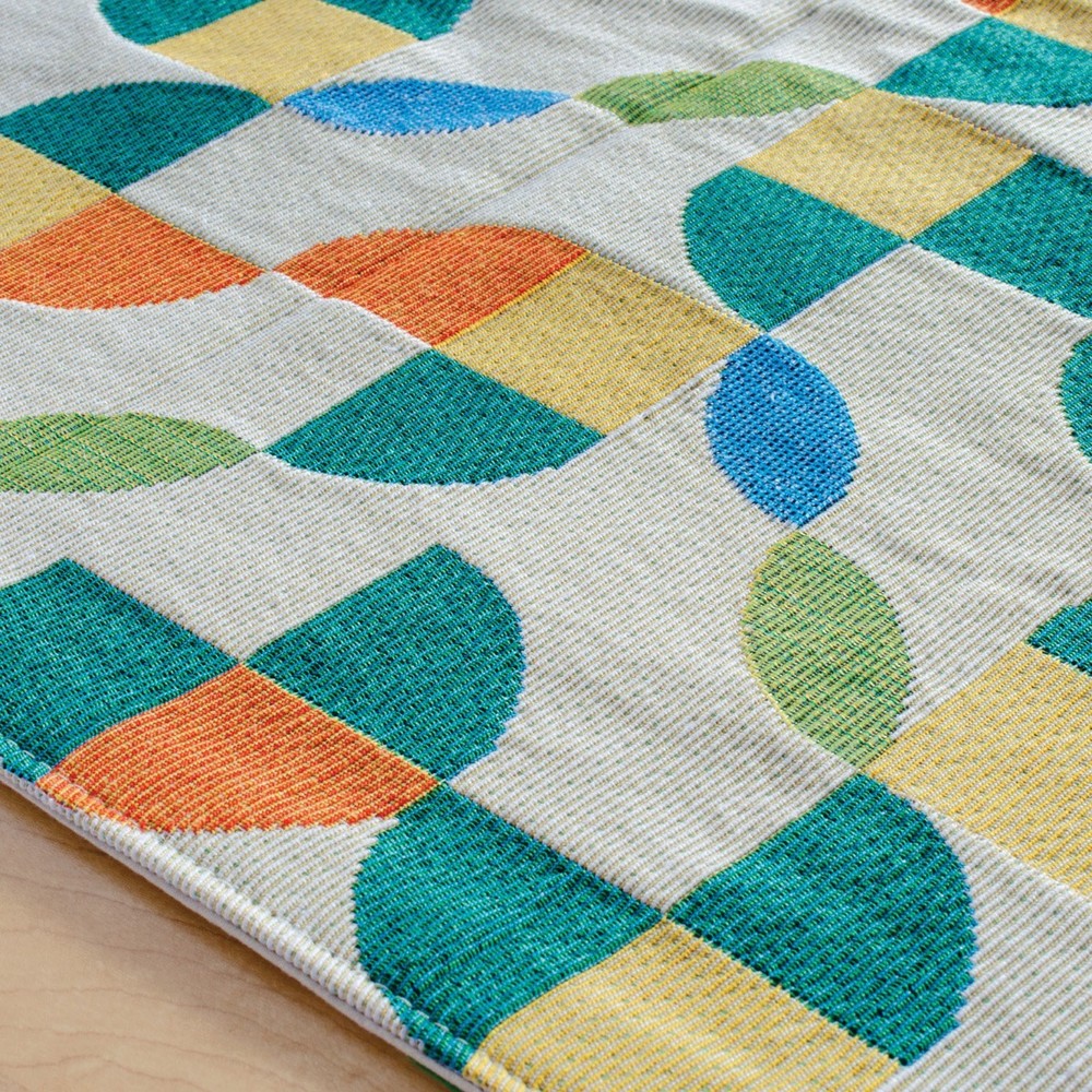 Kaplan Early Learning Decorative Abstract Petal Table Runner