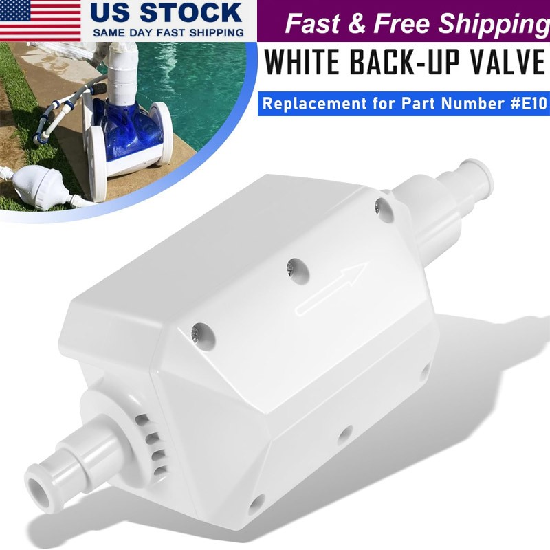 Replace For Pentair E10 White Back-Up Valve Replacement Automatic Pool Cleaner