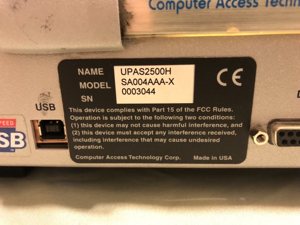 CATC 2500H Universal Protocol Analyzer System with SA004MA Serial ATA Analyger.