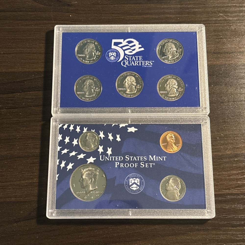 1999 Proof Set - 9 Coin Set
