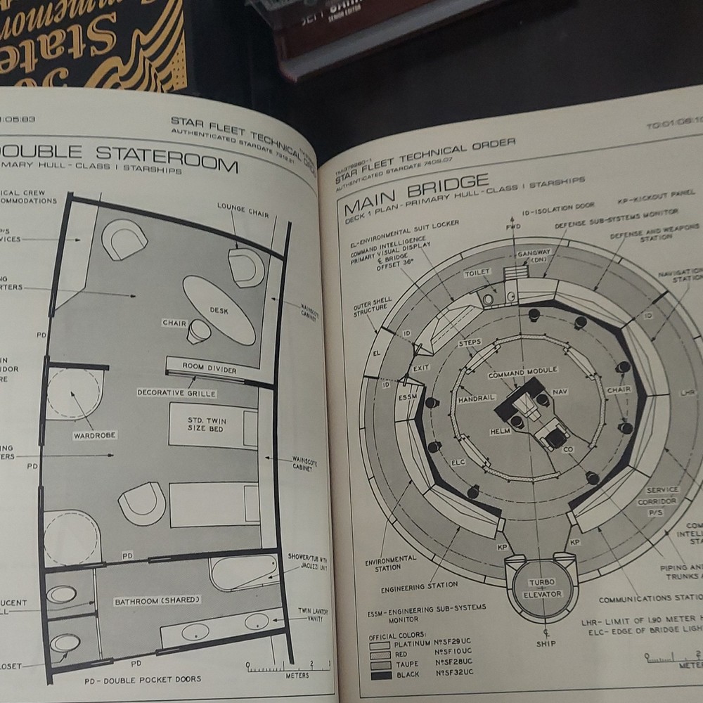 Star Trek Technical Manual Signed The Original Series