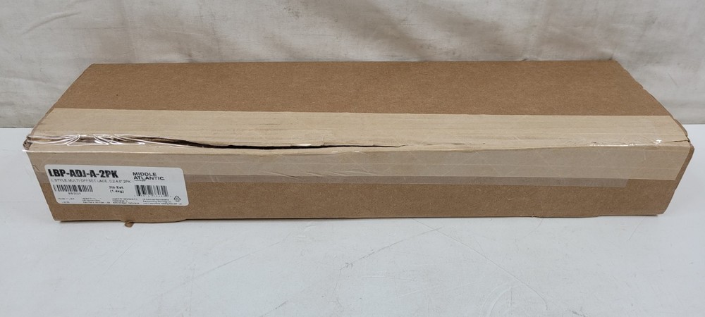 Middle Atlantic LBP-ADJ-A-2PK Adjustable Horizontal Lace - 2 pack