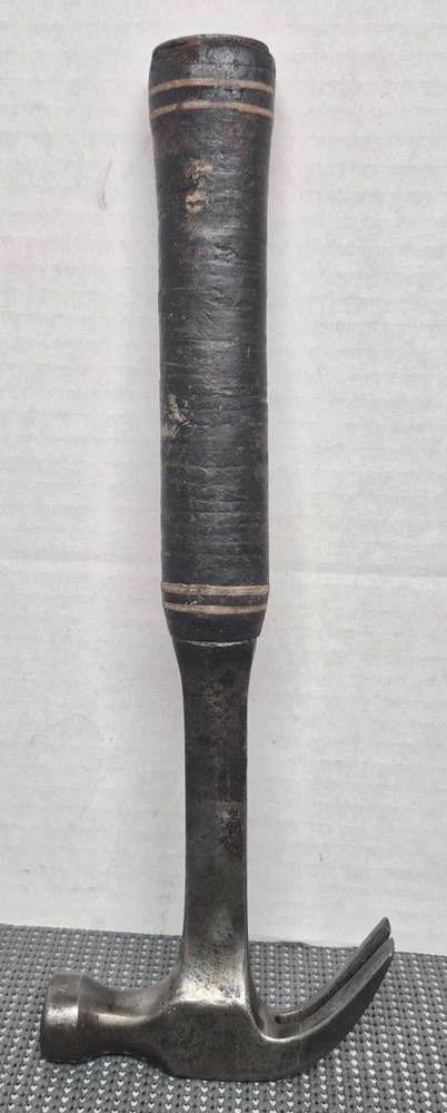 Vintage ESTWING 16 oz Leather Wrap Handle Claw Hammer