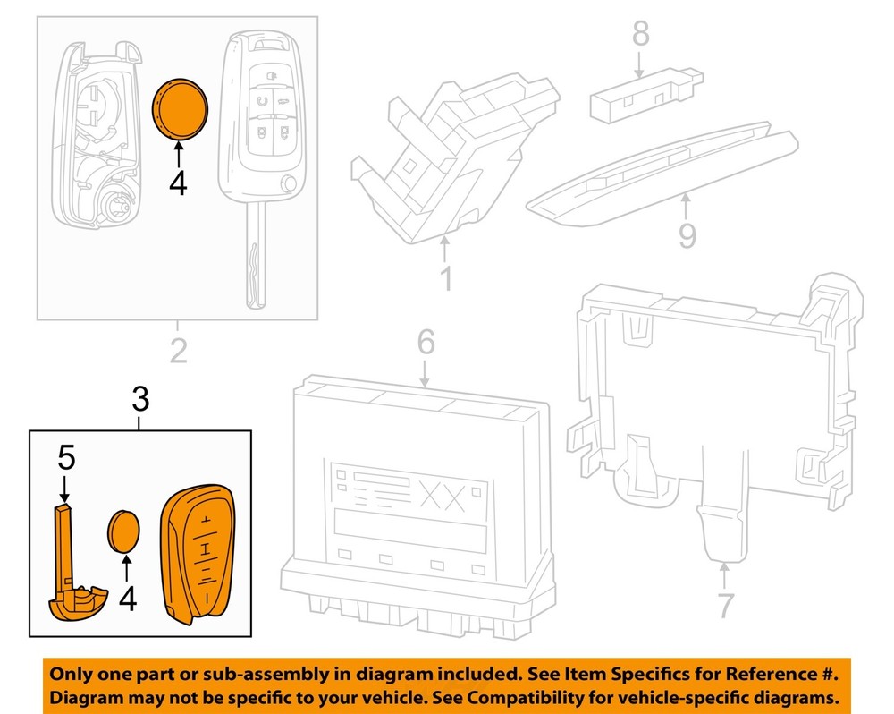 Chevrolet GM OEM Switch & Key 13529639