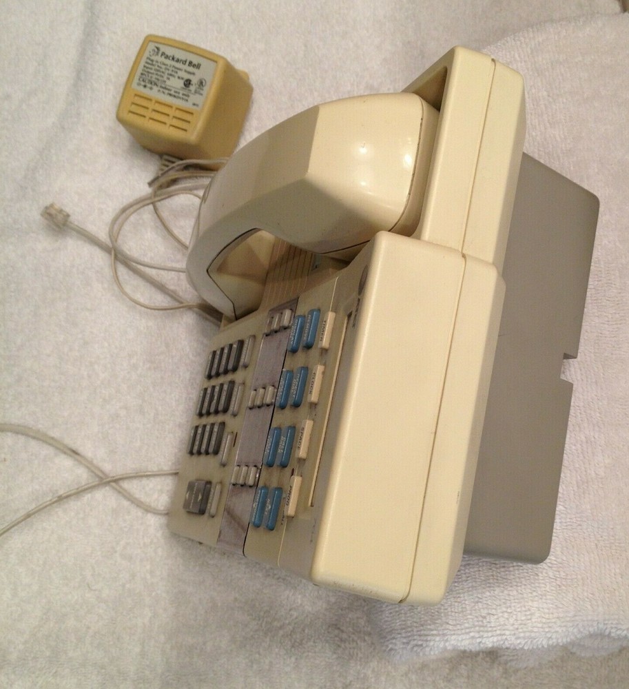VINTAGE AT & T 764 Button Phones Single Line plus Base SYSTEM