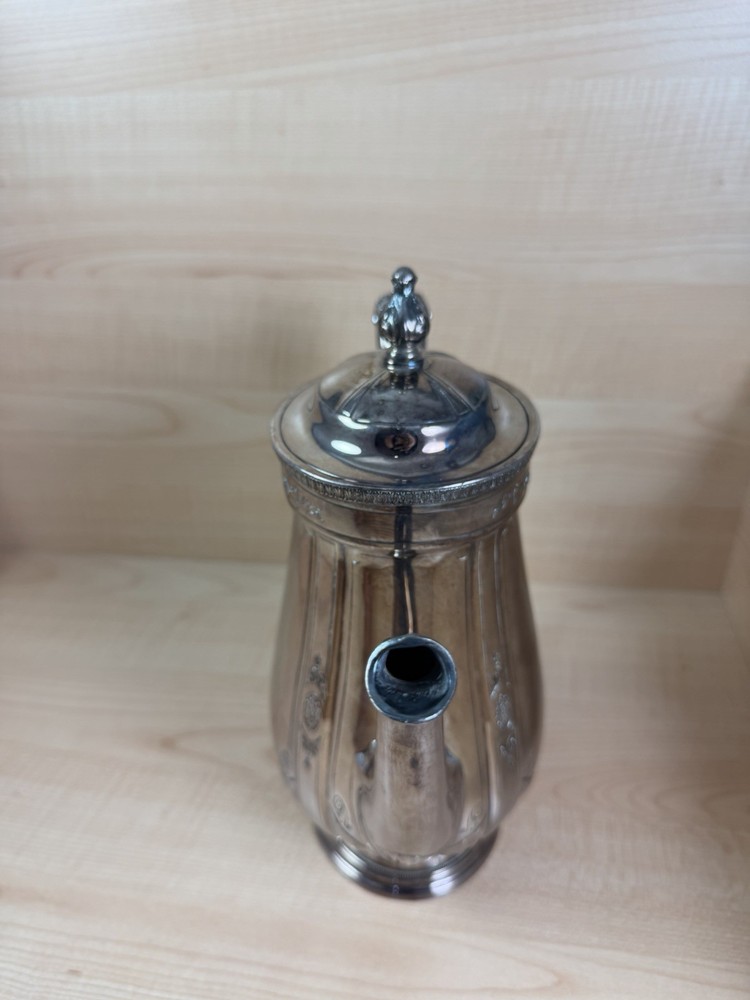 Reed & Barton Silverplate Coffee Pot 4072 Ornate Design