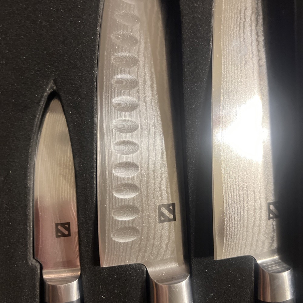 Zelancio 3 Piece High Quality Knife Set