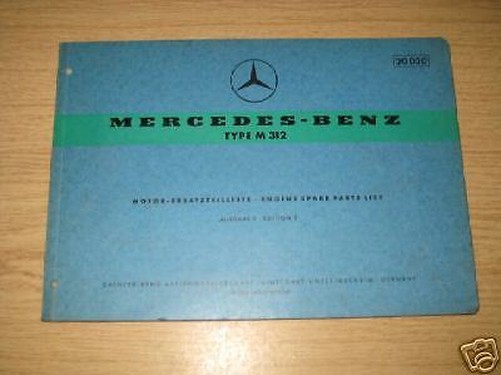 Parts Catalog Mercedes M 312
