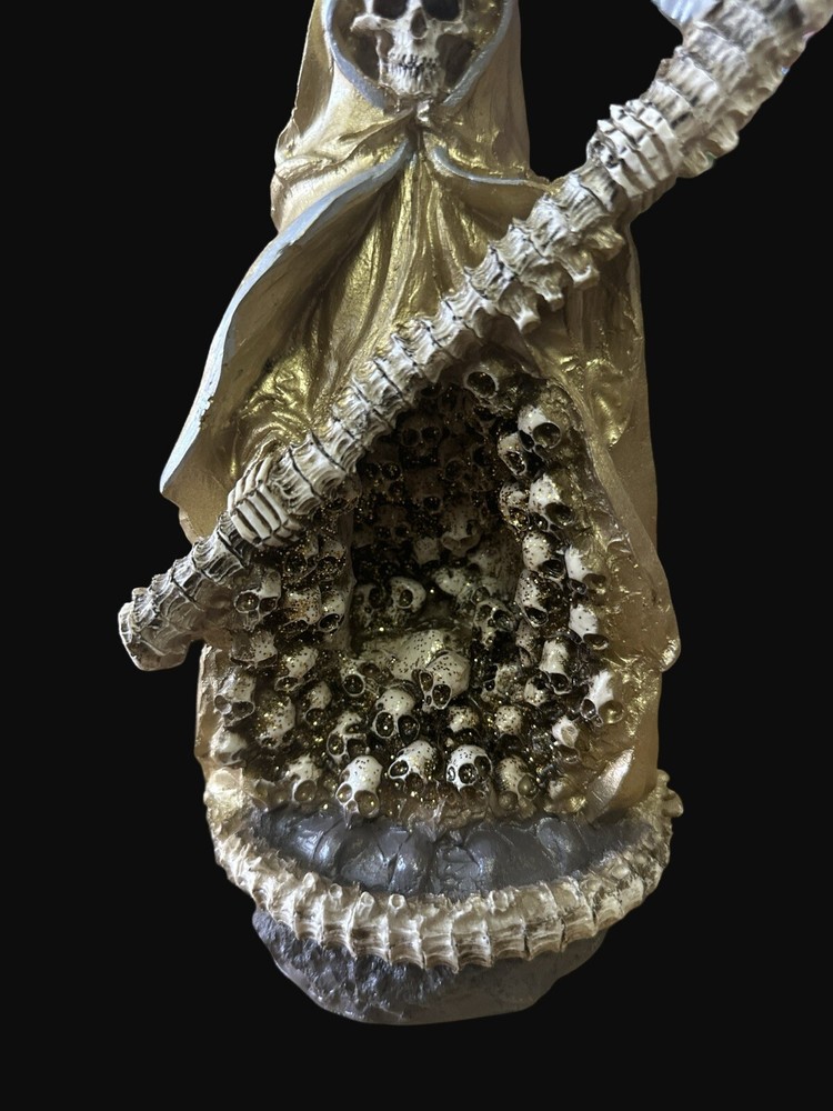 Santa Muerte Deseo * Oro * Curada 10”