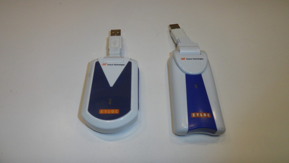 PP1: 2x Ensure Technologies Xyloc USB Lock Wireless PC Security  NL-1 NL-2