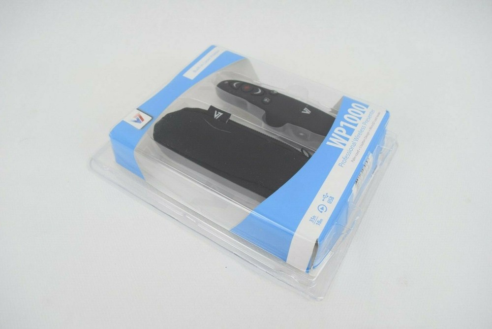 V7 WP1000 Professional Wireless Presenter 5 Button Design MicroSD card Reader