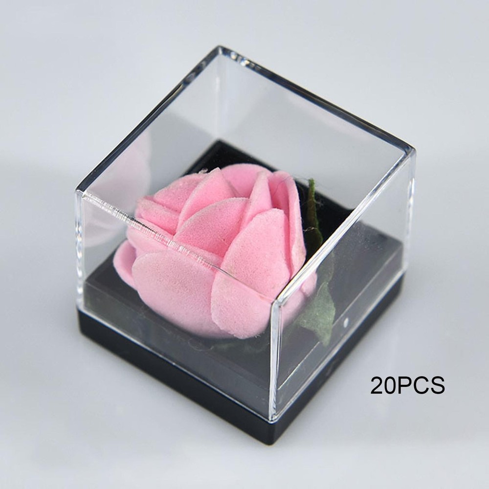 20x Mineral Display Boxes Organizers Versatile Square Display Cases Sample